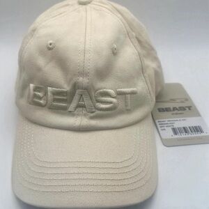 BEAST Mr Beast Baseball Cap Dad Hat One Size  NWT Off White Gaming YouTube